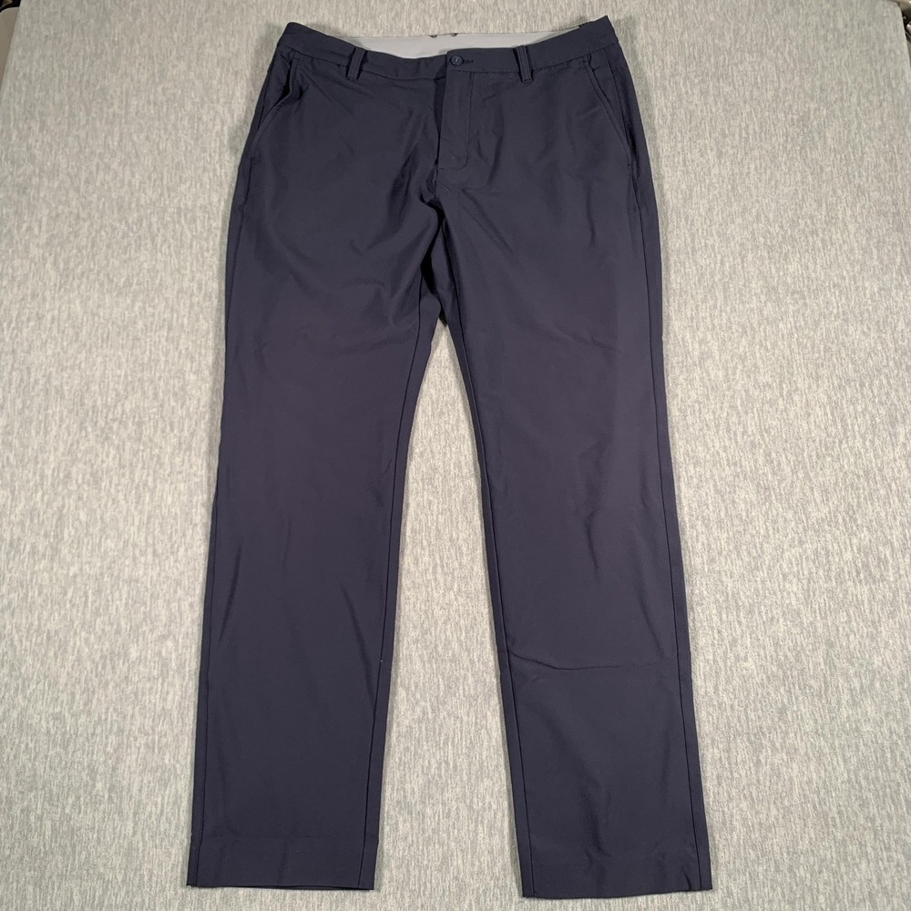 FootJoy‎ Golf Pants Mens 36x32 Navy Performance Stretch Flat Front Lightweight